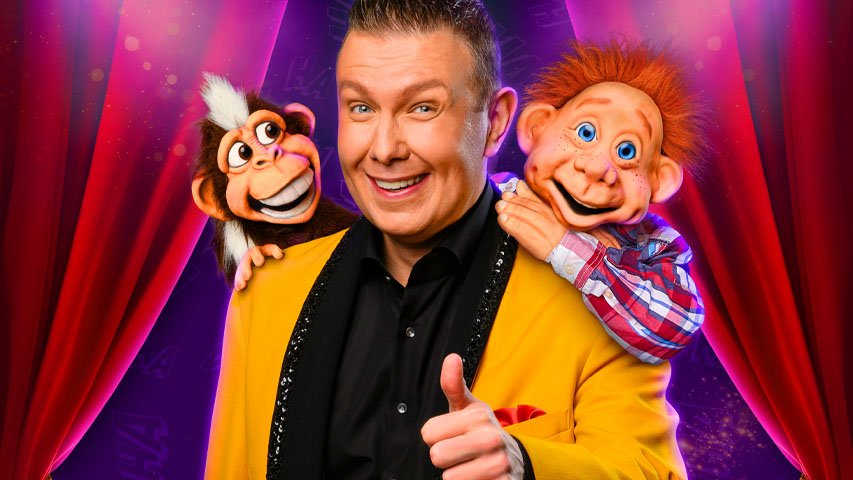 Anders met Sander: lachen geblazen show boek je bij Het Kidsburo.