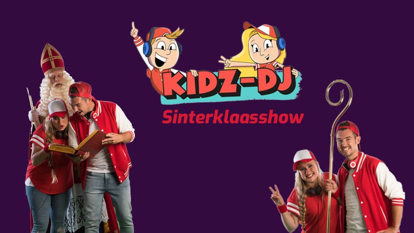 Kidz-dj Sintshow boeken bij Het Kidsburo